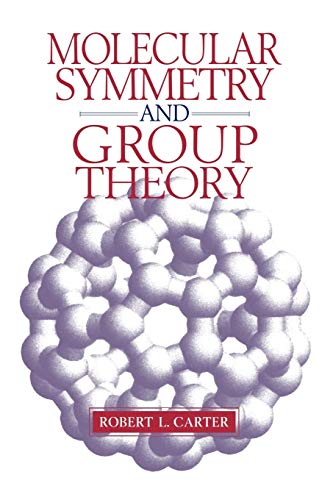 Book cover: "Molecular Symmetry and Group Theory" with a molecular model.