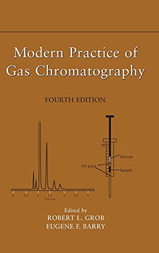 Brown book cover with title, a chromatogram graph, and a syringe diagram.