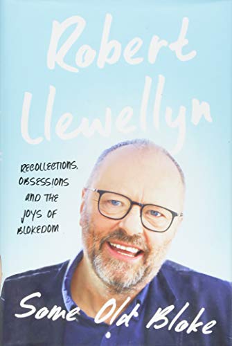Book cover featuring a smiling Robert Llewellyn wearing glasses against a light blue background.