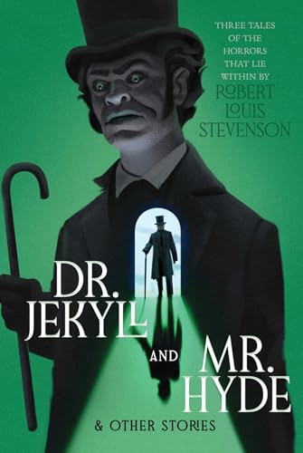 Book cover featuring a sinister figure and a man in a doorway.