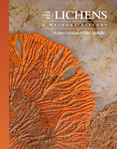 Book cover featuring a close-up photograph of orange, branching lichens.