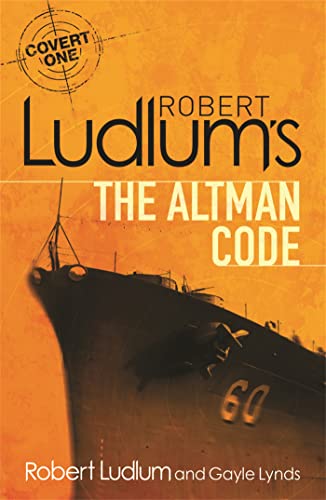 Book cover: "The Altman Code" by Robert Ludlum, featuring a ship’s bow.
