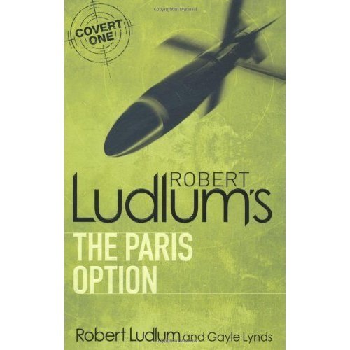 Book cover: "The Paris Option" by Robert Ludlum, with a missile image.