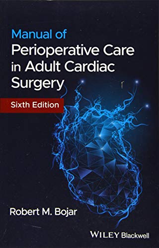 Book cover: "Manual of Perioperative Care in Adult Cardiac Surgery," sixth edition.