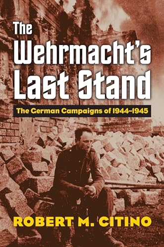 Book cover showing a soldier sitting among rubble before ruined buildings.