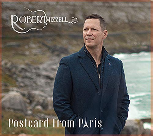Robert Mizzell album cover: man in a jacket, coastal background.