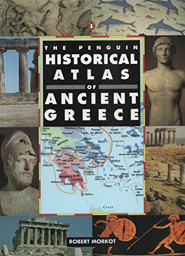 Book cover: “The Penguin Historical Atlas of Ancient Greece” with classical imagery.