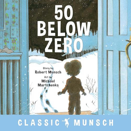 Book cover: child in winter landscape, title "50 Below Zero".
