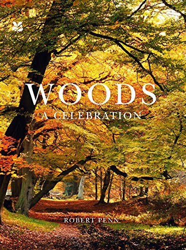 Book cover depicting autumn woods with golden and orange foliage.