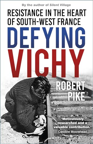 Book cover: man working on a railway track, wartime France.