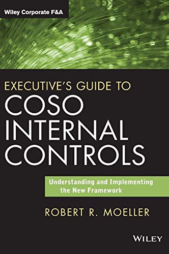 Book cover: “Executive’s Guide to COSO Internal Controls” by Robert R. Moeller.