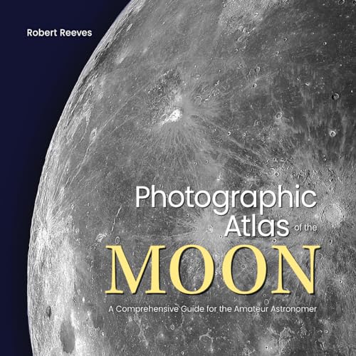 Book cover featuring a detailed, grayscale image of the Moon’s surface.