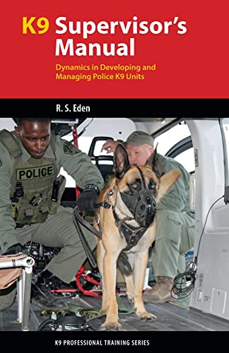 Book cover featuring a police officer and a muzzled K9 inside a vehicle.