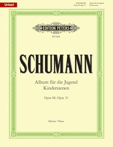 Sheet music cover for Schumann’s “Album for the Young” and “Scenes from Childhood.”