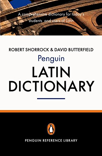 Cover of "The Penguin Latin Dictionary" by Shorrock and Butterfield.