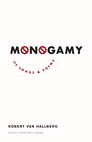 White book cover with red and black text: "Monogamy: Its Songs & Poems.