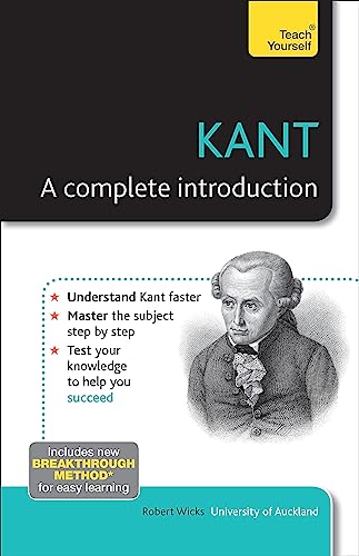 Book cover: "Kant: A Complete Introduction" with a portrait of Immanuel Kant.