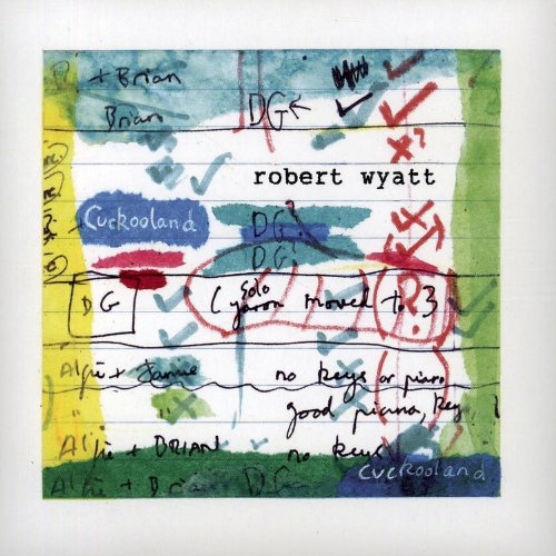 CD cover for Robert Wyatt’s “Cuckooland” with colorful scribbled text.