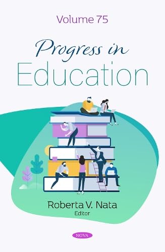 Book cover: "Progress in Education, Volume 75" with people on books.