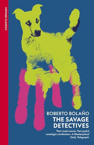Book cover featuring a lime green dog standing on pink legs against blue background.
