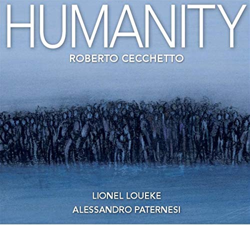 CD cover for “Humanity” by Roberto Cocchetto, featuring a crowd silhouette.