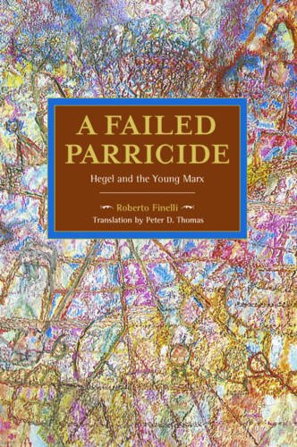 Book cover: “A Failed Parricide” with abstract, colorful background.