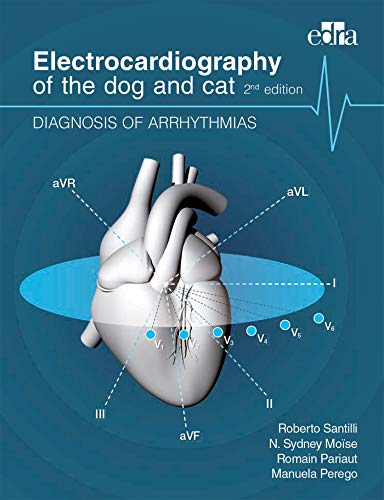 Book cover: dog/cat heart illustration with ECG tracing and text.