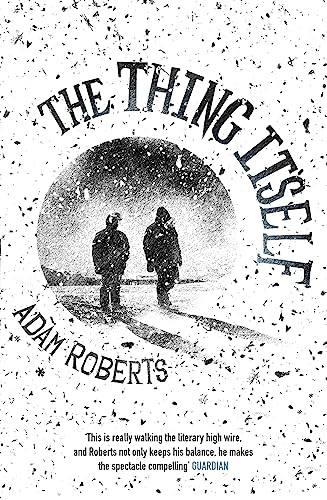 Book cover showing two figures walking through snow, with title and author text.