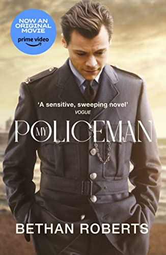 Book cover featuring a man in a dark police uniform, looking downward.