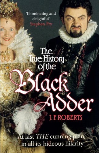 Book cover featuring Queen Elizabeth I and Blackadder in Elizabethan costume with title text.