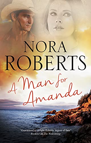 Romance novel cover with a cowboy, woman, ocean, and rocky coastline.