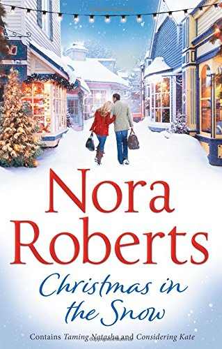 Book cover: snowy street scene with a couple walking, Nora Roberts title.