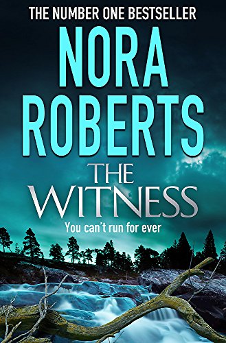 Book cover for The Witness by Nora Roberts featuring a dark, stormy landscape.
