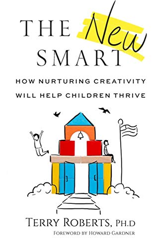 Book cover with colorful illustration of children playing with building blocks.