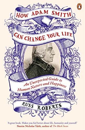 Book cover featuring a portrait of Adam Smith in an ornate frame.