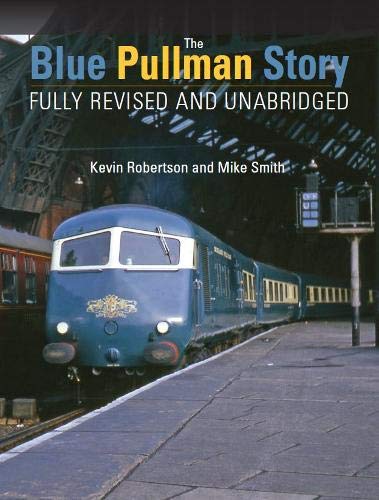 Book cover featuring a blue British Rail train at a station.