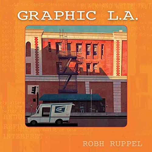 Book cover: "Graphic L.A." with a street scene illustration.