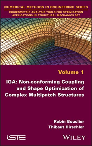 Book cover with abstract swirling lines and title: “IGA: Non-conforming Coupling…”