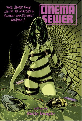 Book cover: woman in a sewer, illustrated in a comic style.