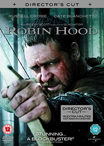 DVD cover featuring Russell Crowe aiming a bow and arrow in a forest.
