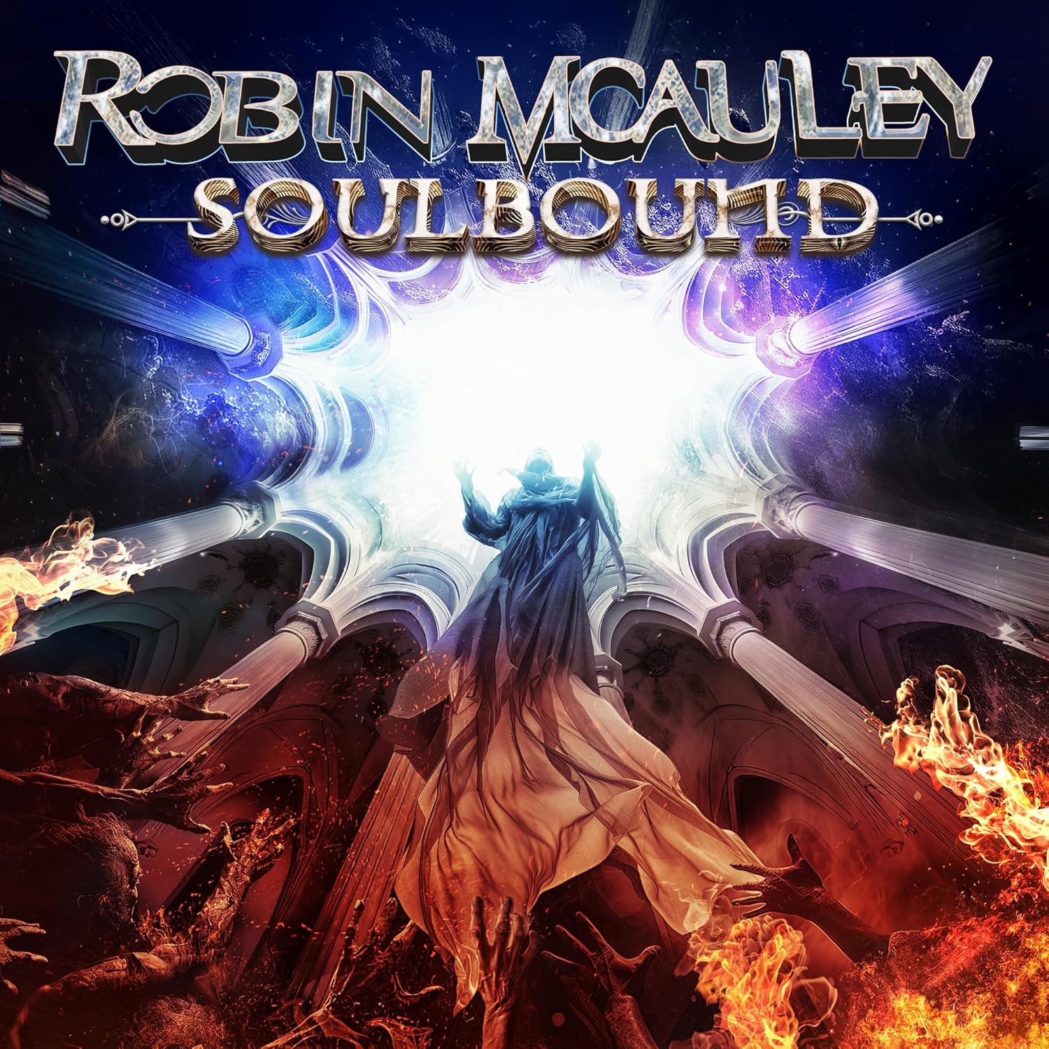 CD cover for “Soulbound” by Robin Mcauley, featuring fantasy art.