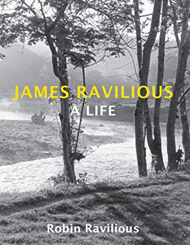 Book cover featuring a black and white landscape of a river and trees.