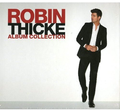 Robin Thicke album collection CD cover with artist portrait.