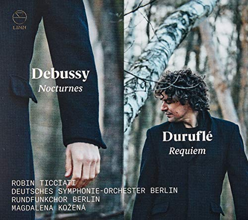 CD cover featuring a portrait of a man against a blurred birch tree.