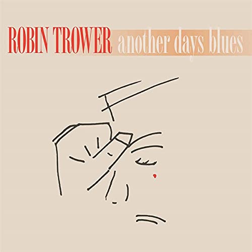 Robin Trower album cover: abstract line drawing on a beige background.