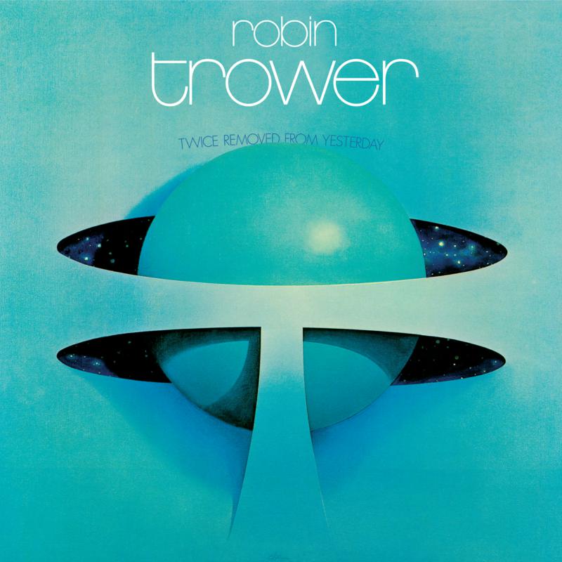 Album cover for Robin Trower’s “Twice Removed From Yesterday” with a UFO image.