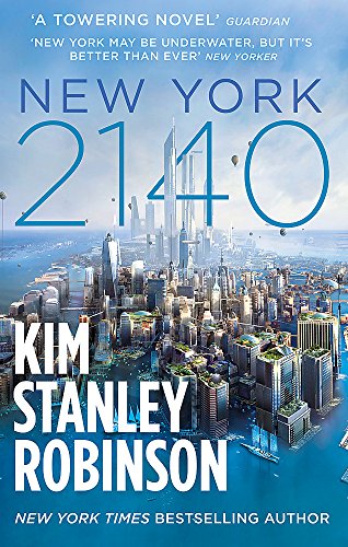 Book cover: flooded futuristic New York City skyline with large title text.