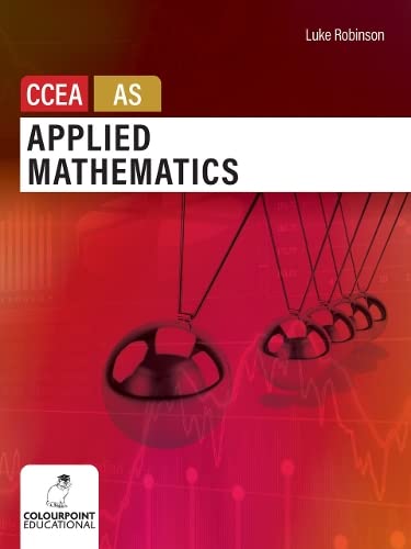 Textbook cover: "Applied Mathematics for CCEA AS Level" with pendulums.
