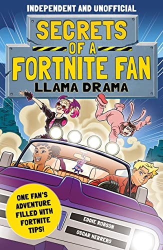 Book cover showing characters in a purple car with a yellow text bubble.