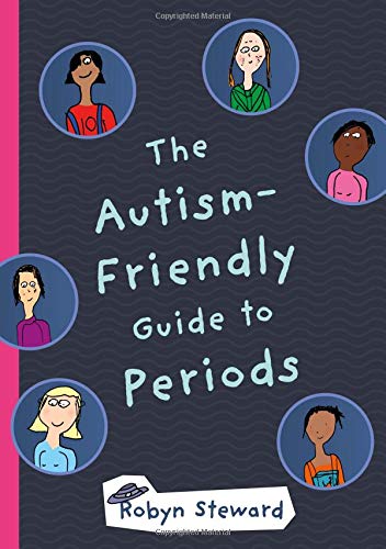 Book cover with title and illustrations of diverse girls in circular frames on dark background.